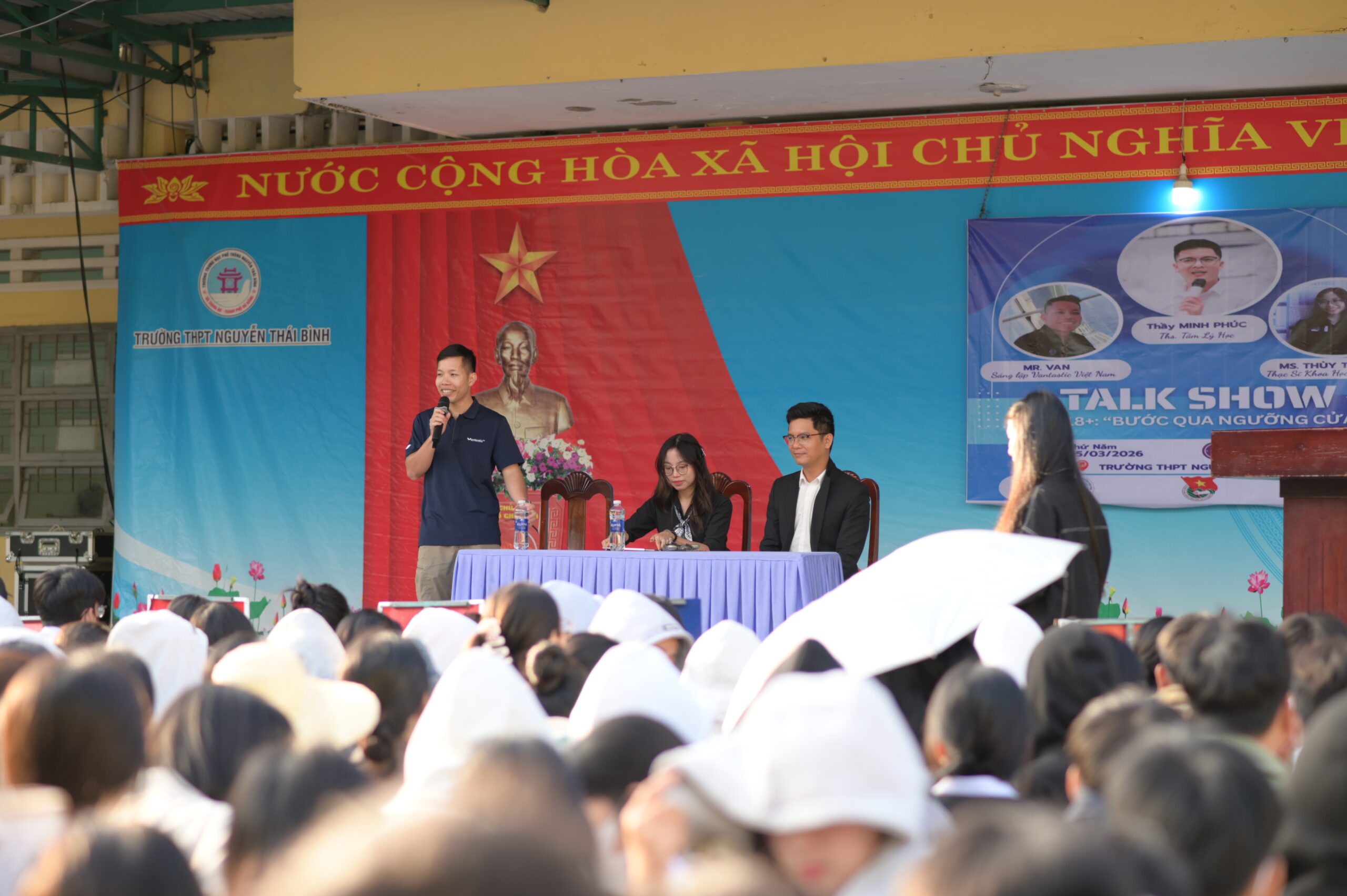 Talkshow “Gen Z 18+: Bước Qua Ngưỡng Cửa” – Hành Trang Trưởng Thành Cho Học Sinh THPT Nguyễn Thái Bình